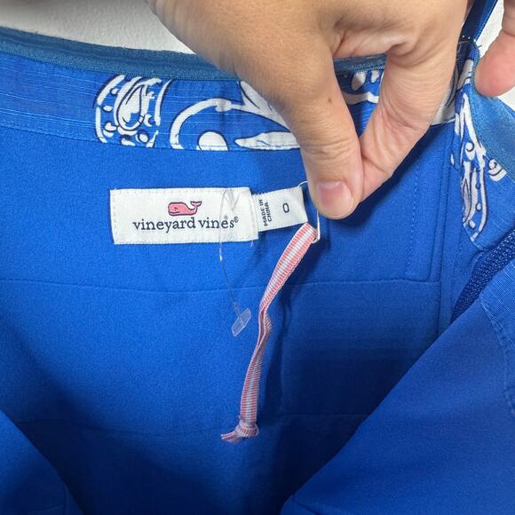 VINEYARD Vines Dress Women 0 Floral Scarf Print Strapless Maxi Dress Boho Formal - Picture 5 of 9